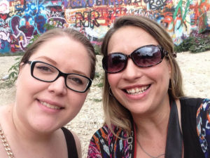 Kylee and I at Hope Outdoor Gallery