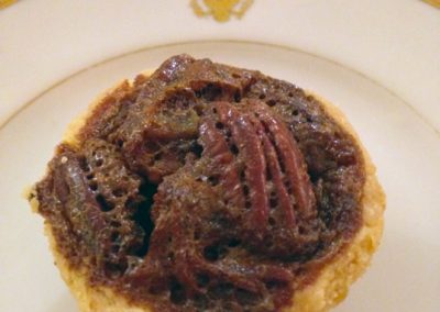Mini Pecan Pie at the Ambassador's Residence