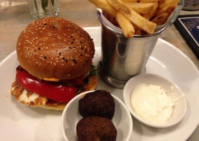 Falafel Burger FTW!