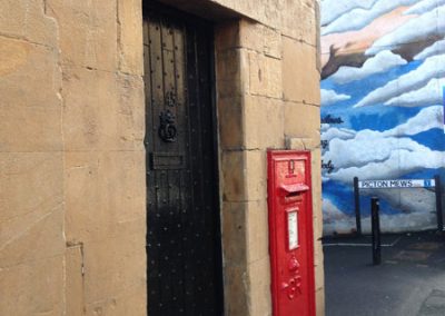 Entrance to our Air BnB in Bristol